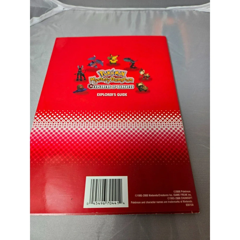 Pokemon Mystery Dungeon ~ Explorers of Darkness ~ Guide Book ~ With Stickers